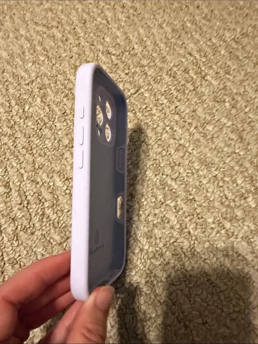 Slim Lavender Silicone Phone Case for iPhone 16 pro